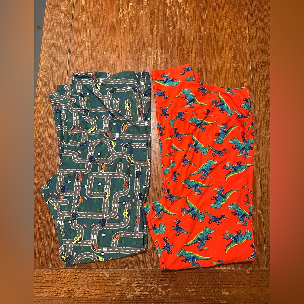 LLR Dino & Racetrack Leggings